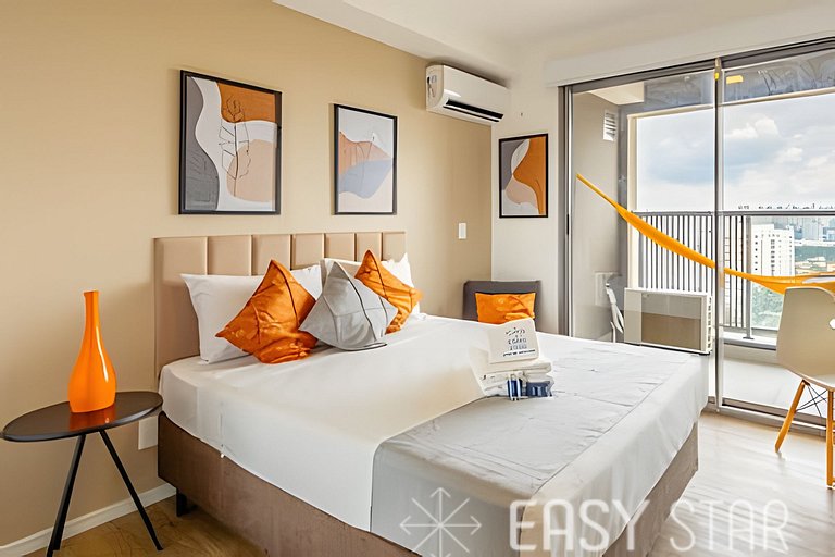 Easy Star - Studio com vista livre no Alto da Boa Vista - FH
