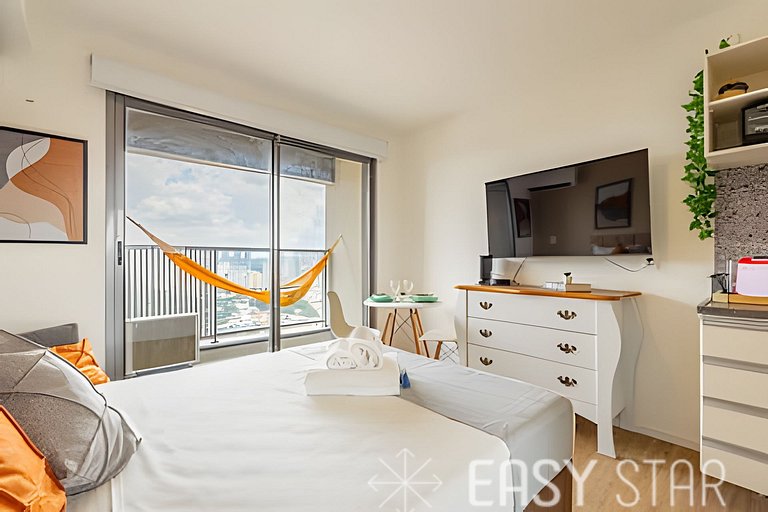 Easy Star - Studio com vista livre no Alto da Boa Vista - FH
