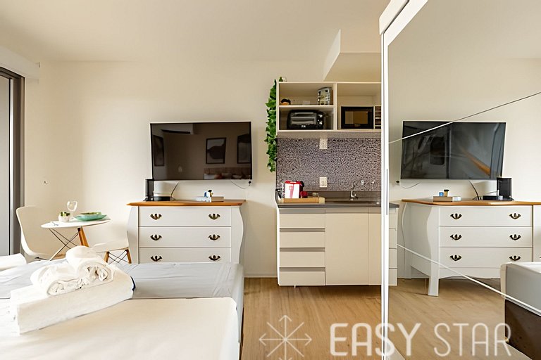 Easy Star - Studio com vista livre no Alto da Boa Vista - FH