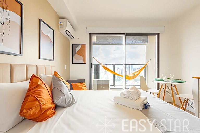 Easy Star - Studio com vista livre no Alto da Boa Vista - FH