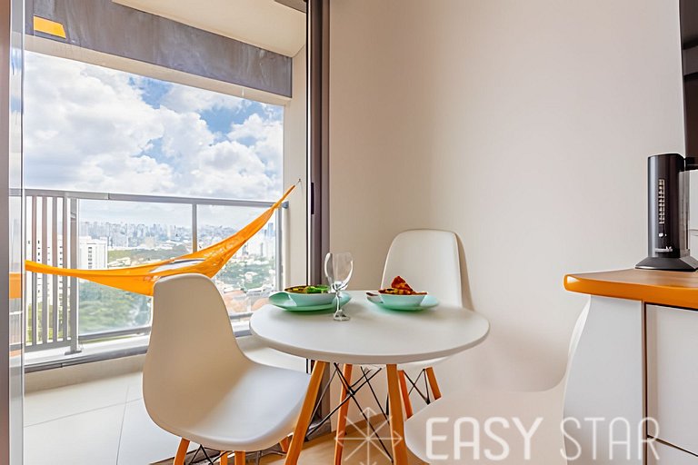Easy Star - Studio com vista livre no Alto da Boa Vista - FH