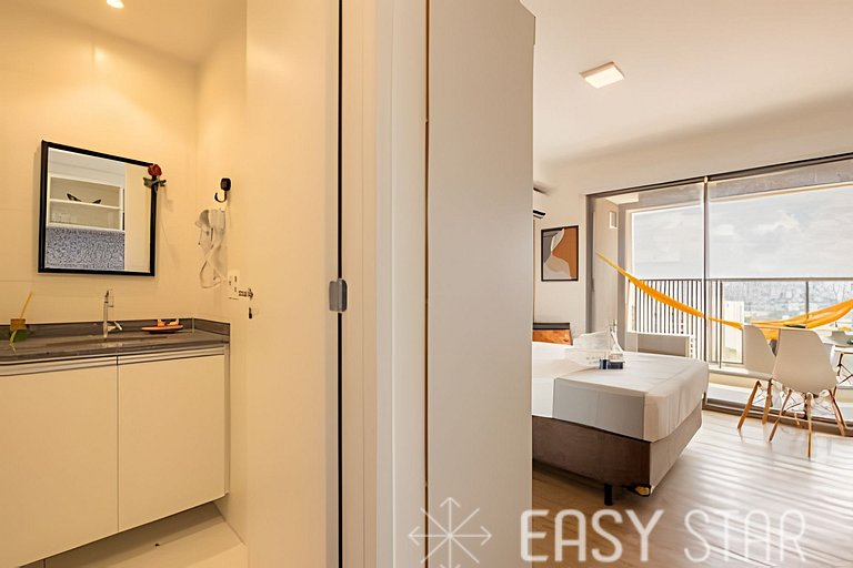 Easy Star - Studio com vista livre no Alto da Boa Vista - FH