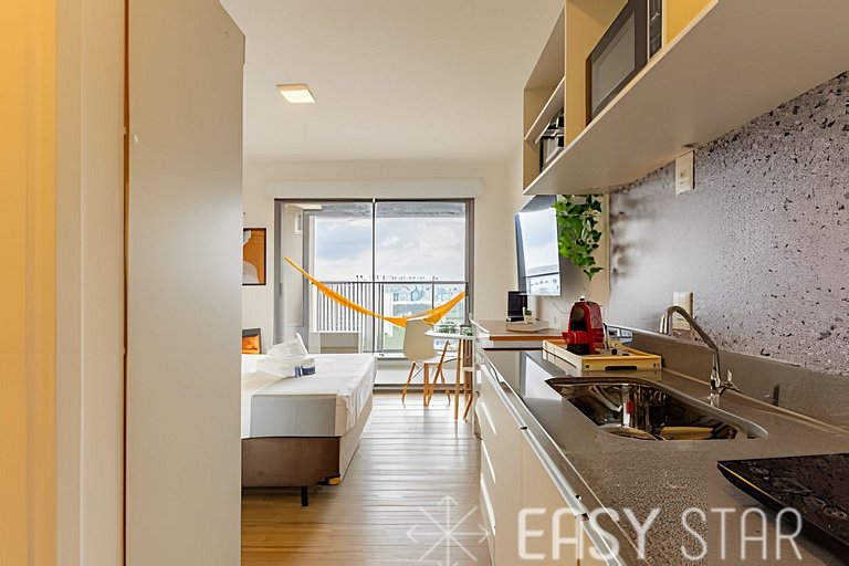 Easy Star - Studio com vista livre no Alto da Boa Vista - FH