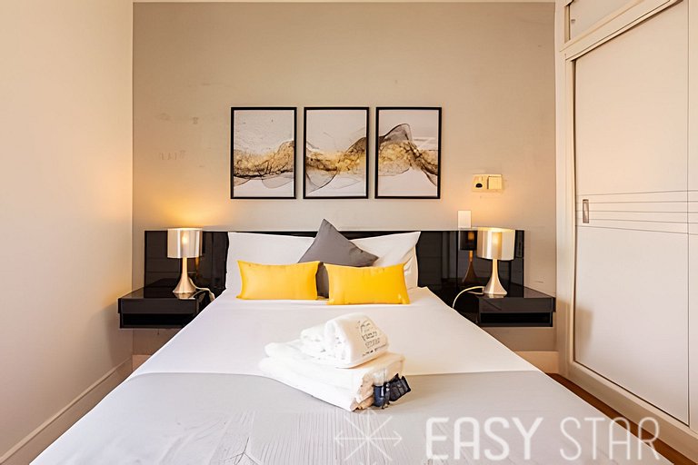 Easy Star - Lindo flat C/Vaga no Jardim Paulista - FK03I