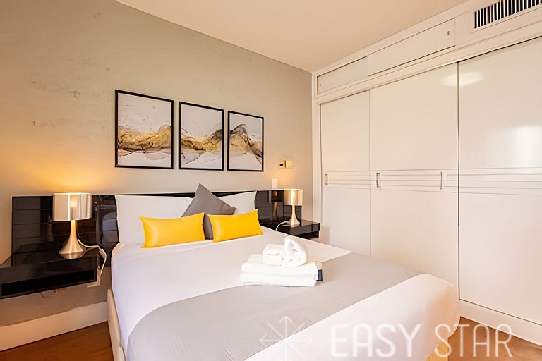 Easy Star - Lindo flat C/Vaga no Jardim Paulista - FK03I