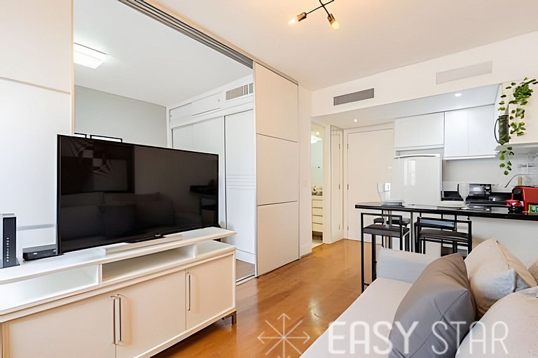 Easy Star - Lindo flat C/Vaga no Jardim Paulista - FK03I