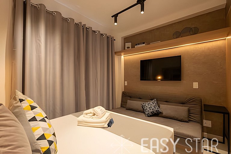 Easy Star - Studio iluminado no Novo Brooklin - FZ01I
