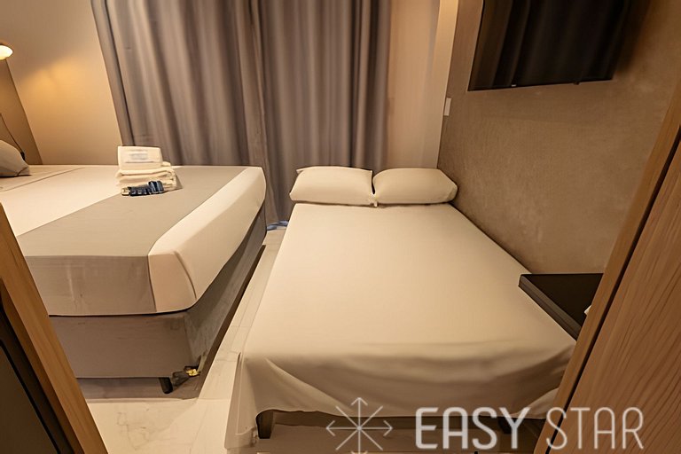 Easy Star - Studio iluminado no Novo Brooklin - FZ01I