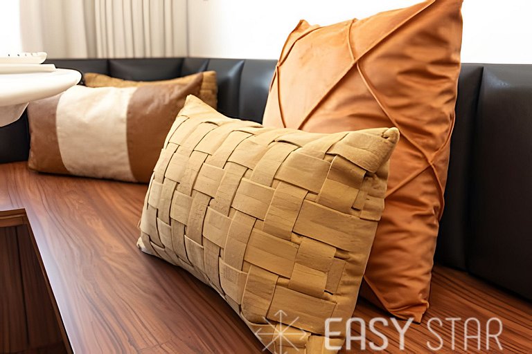 Easy Star - Fabuloso studio duplo no Alto da Boa Vista - GA0