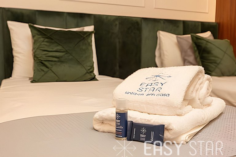 Easy Star - Fabuloso studio duplo no Alto da Boa Vista - GA0