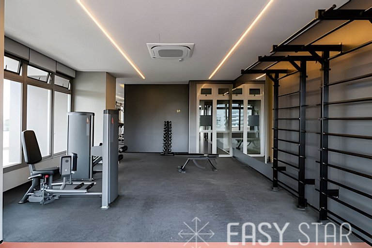 Easy Star - Fabuloso studio duplo no Alto da Boa Vista - GA0
