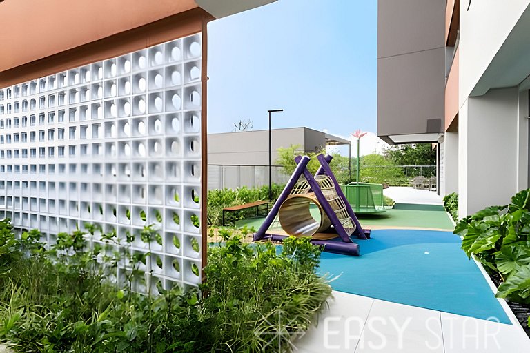 Easy Star - Fabuloso studio duplo no Alto da Boa Vista - GA0