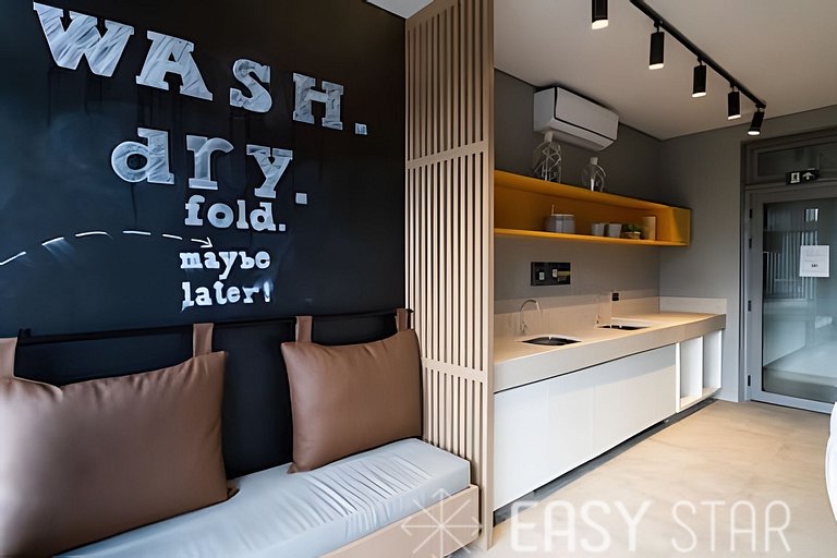 Easy Star - Fabuloso studio duplo no Alto da Boa Vista - GA0