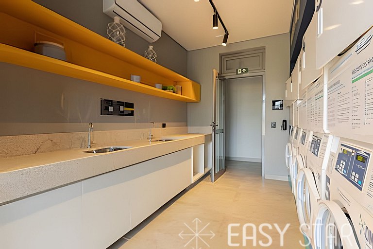 Easy Star - Fabuloso studio duplo no Alto da Boa Vista - GA0