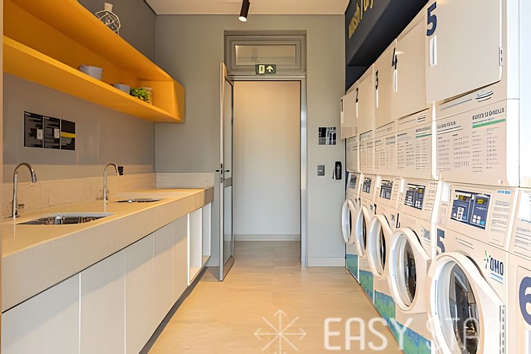 Easy Star - Fabuloso studio duplo no Alto da Boa Vista - GA0