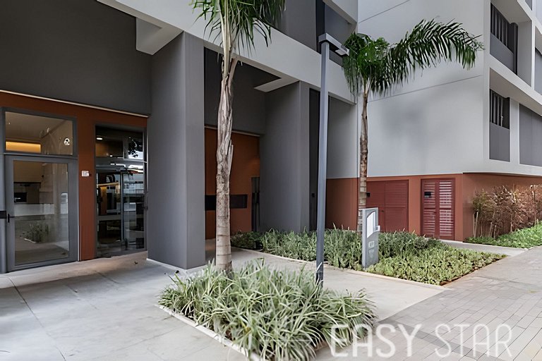 Easy Star - Fabuloso studio duplo no Alto da Boa Vista - GA0