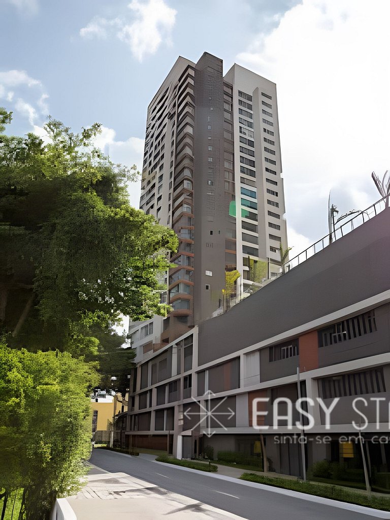 Easy Star - Fabuloso studio duplo no Alto da Boa Vista - GA0
