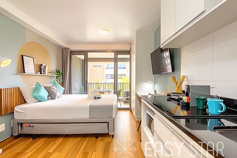 Easy Star - Studio deslubrante no coração da Vila Madalena -