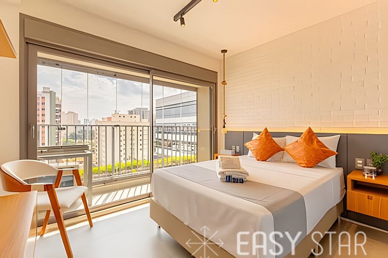 Easy Star - Fabuloso apartamento no coração de Moema - GU01I