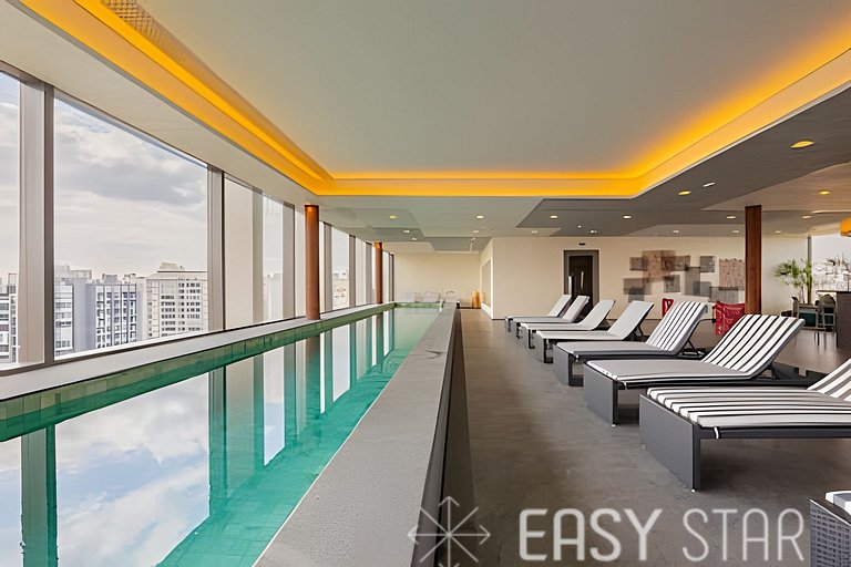 Easy Star - Fabuloso apartamento no coração de Moema - GU01I