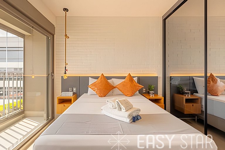 Easy Star - Fabuloso apartamento no coração de Moema - GU01I