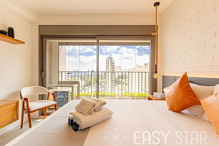 Easy Star - Fabuloso apartamento no coração de Moema - GU01I