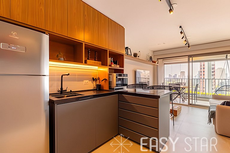 Easy Star - Fabuloso apartamento no coração de Moema - GU01I