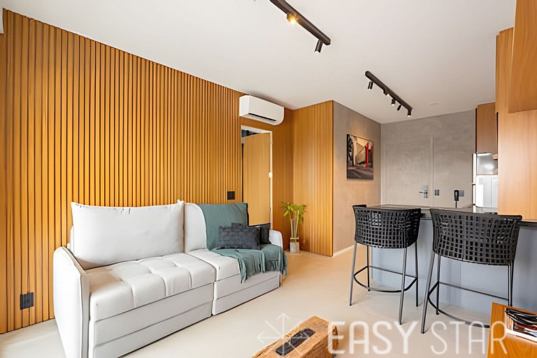 Easy Star - Fabuloso apartamento no coração de Moema - GU01I
