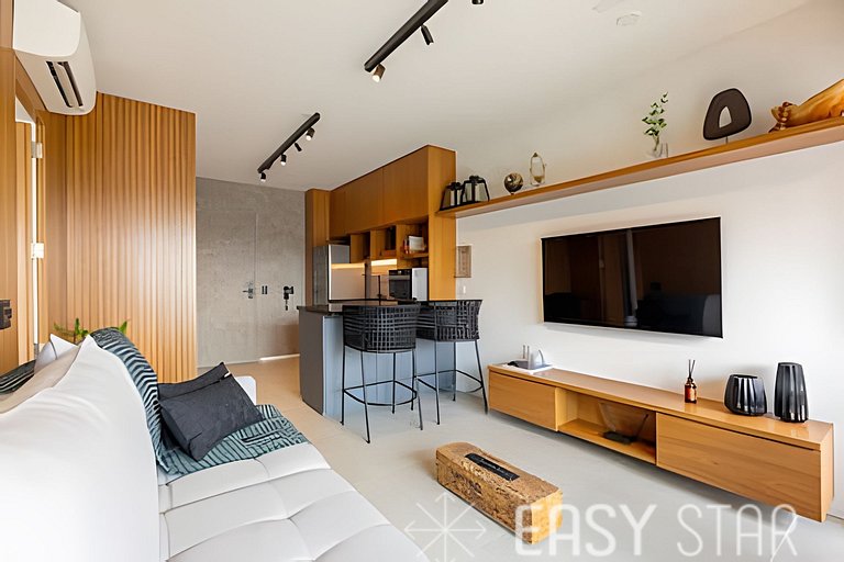 Easy Star - Fabuloso apartamento no coração de Moema - GU01I