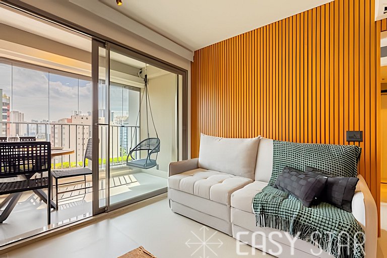Easy Star - Fabuloso apartamento no coração de Moema - GU01I