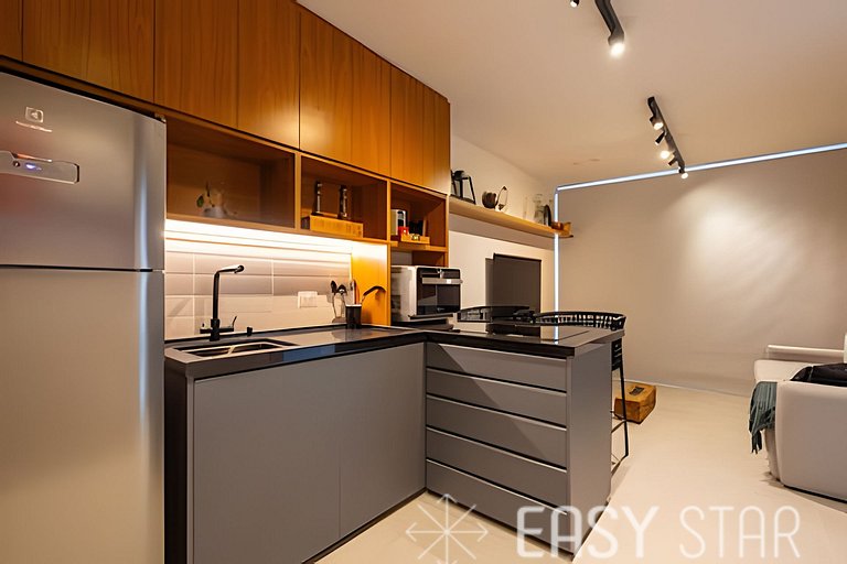 Easy Star - Fabuloso apartamento no coração de Moema - GU01I