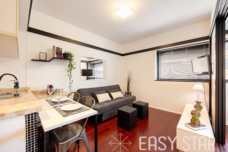 Easy Star - Flat pratico e aconchegante no Jardins prox Shop
