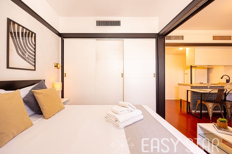 Easy Star - Flat pratico e aconchegante no Jardins prox Shop