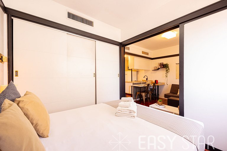 Easy Star - Flat pratico e aconchegante no Jardins prox Shop