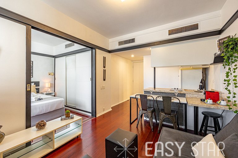Easy Star - Flat pratico e aconchegante no Jardins prox Shop