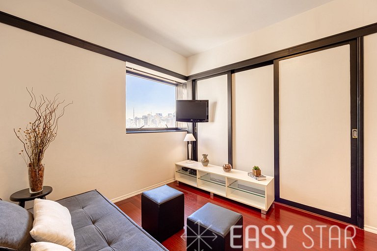Easy Star - Flat pratico e aconchegante no Jardins prox Shop