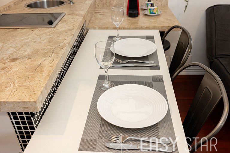 Easy Star - Flat pratico e aconchegante no Jardins prox Shop