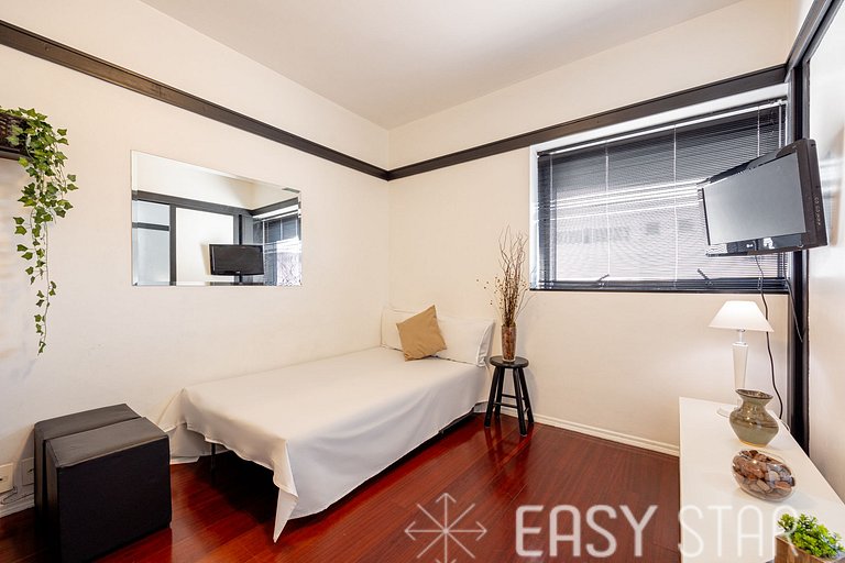 Easy Star - Flat pratico e aconchegante no Jardins prox Shop
