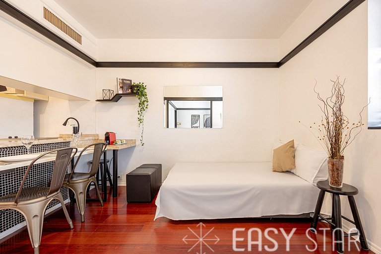 Easy Star - Flat pratico e aconchegante no Jardins prox Shop