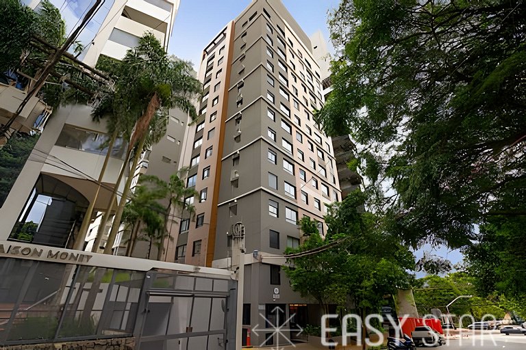 Easy Star - Belo apartamento de 2 quartos em Moema - GW03I