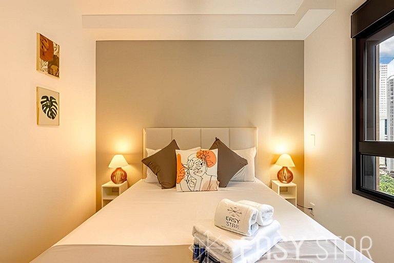 Easy Star - Belo apartamento de 2 quartos em Moema - GW03I