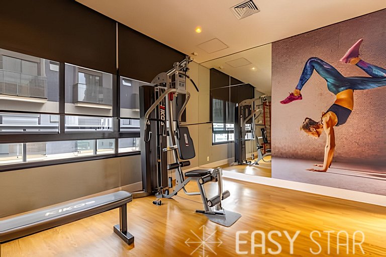 Easy Star - Belo apartamento de 2 quartos em Moema - GW03I