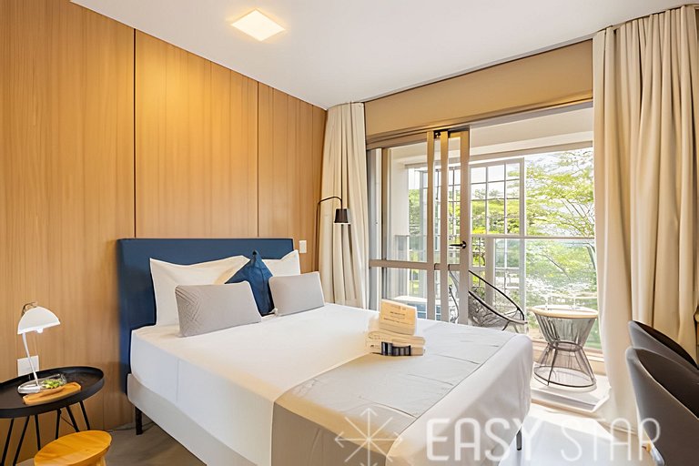 Easy Star - Belo studio bem decorado no Campo Belo - HB01I