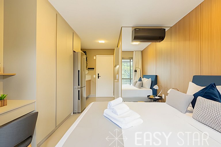 Easy Star - Belo studio bem decorado no Campo Belo - HB01I