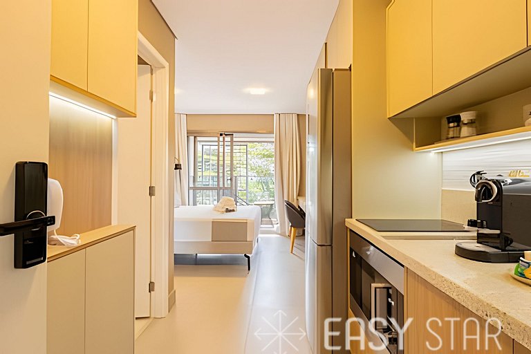 Easy Star - Belo studio bem decorado no Campo Belo - HB01I
