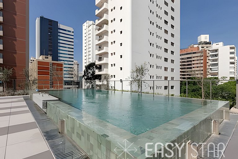 Easy Star - Belo studio bem decorado no Campo Belo - HB01I