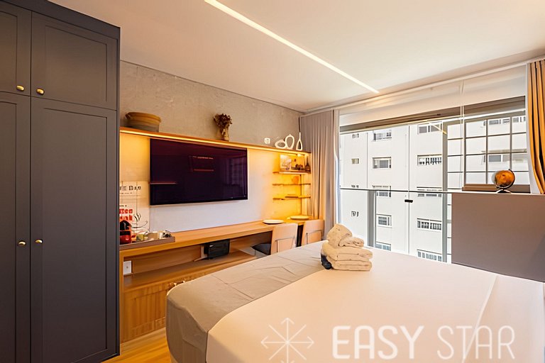 Easy Star - Stylish Studio in the Heart of Novo Brooklin - H