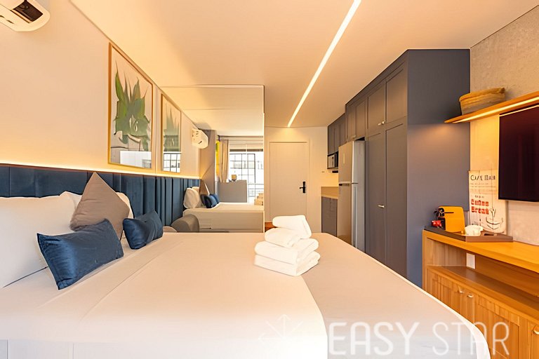 Easy Star - Studio estiloso no coração do Novo Booklin - HE0