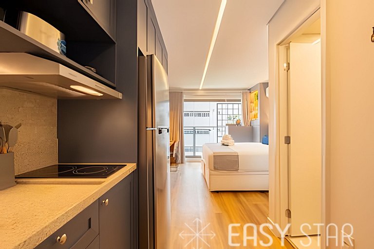 Easy Star - Studio estiloso no coração do Novo Booklin - HE0