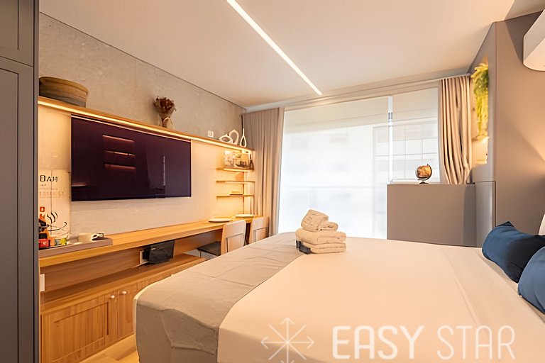 Easy Star - Stylish Studio in the Heart of Novo Brooklin - H